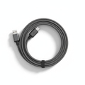 ZapClean USB charging cable coiled on white surface